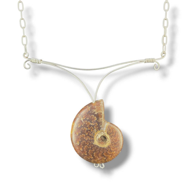 Sterling Ammolite necklace