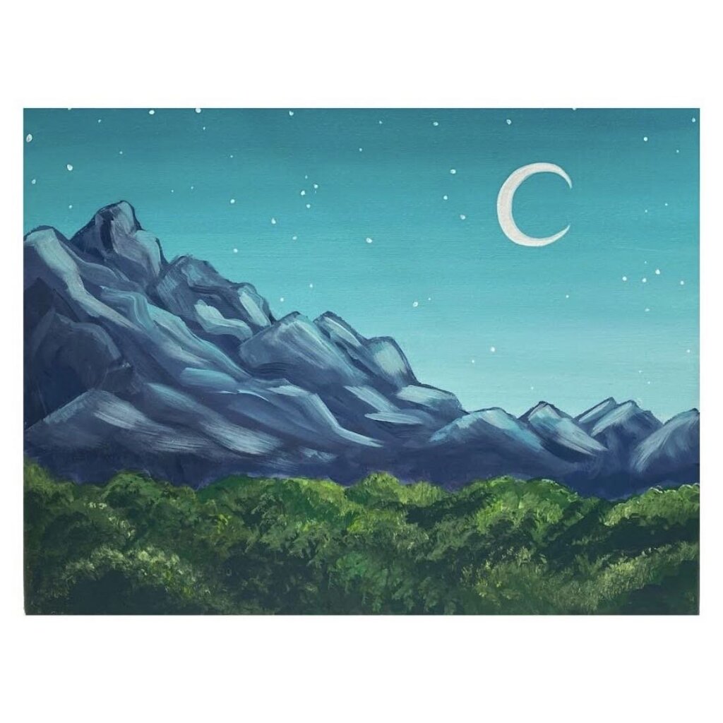 Craggy Mountain Moonlight