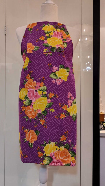 Adult Apron Orange and Yellow Roses