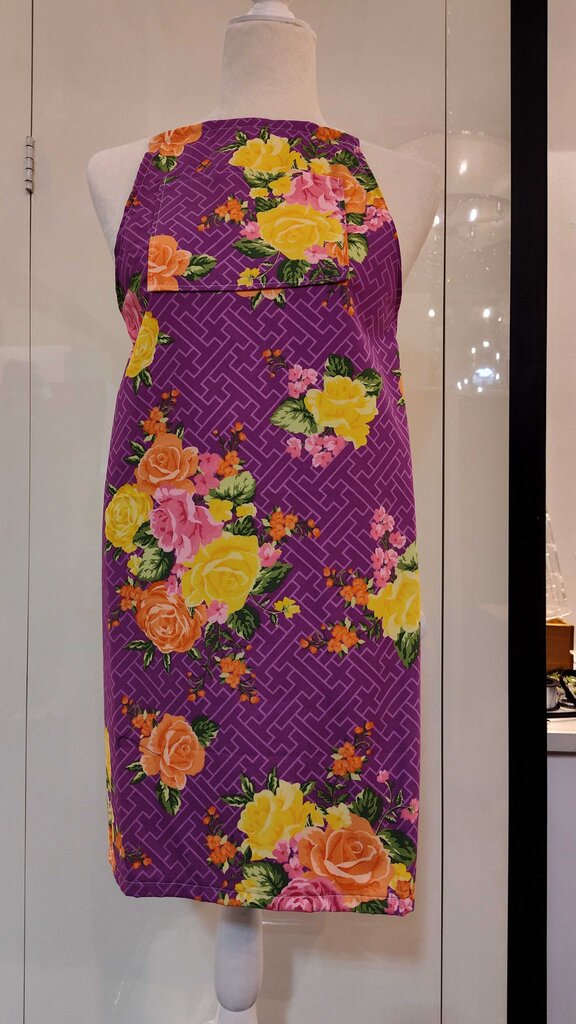Adult Apron Orange and Yellow Roses