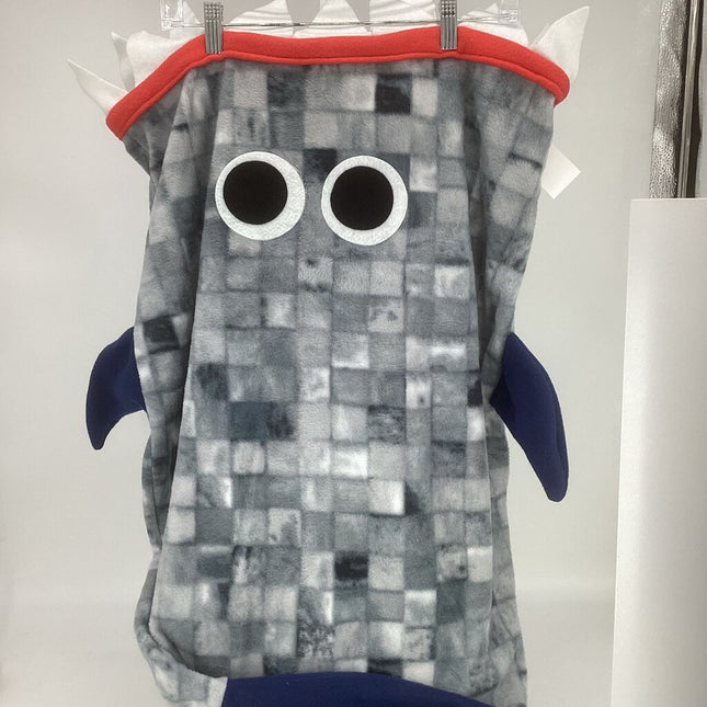 Snuggle sack gray squares w/ navy blue (L)