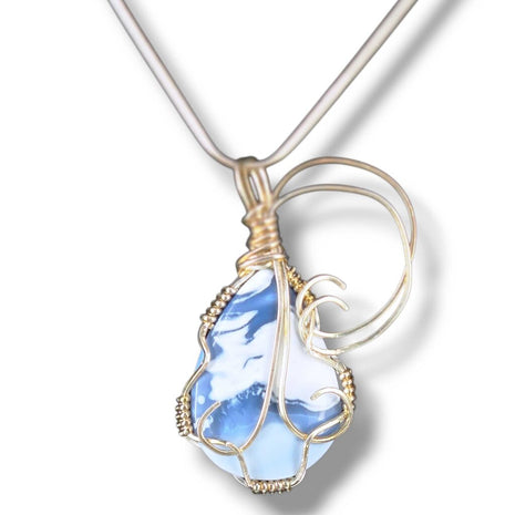 Owyhee Opal Wire Wrapped Pendant