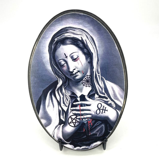 Unholy holy wall plaque