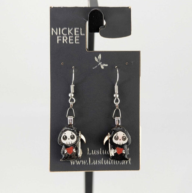 Earrings - Cute Grim Reaper