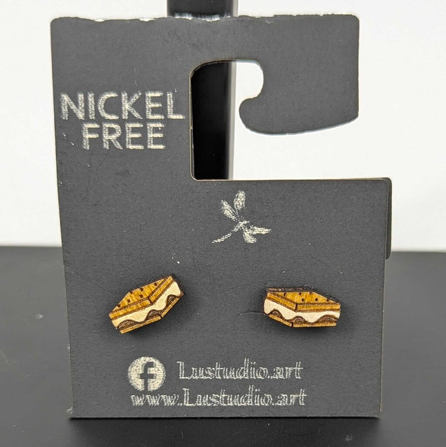 Earrings Stud - Smores