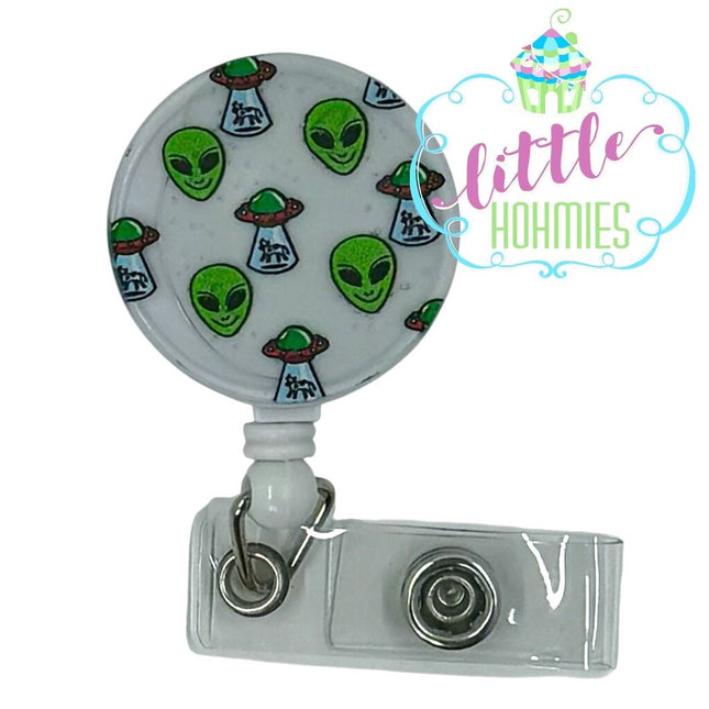 Acrylic Badge Reel - Alien