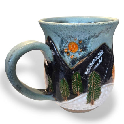 Hand Carved/Painted Mugs