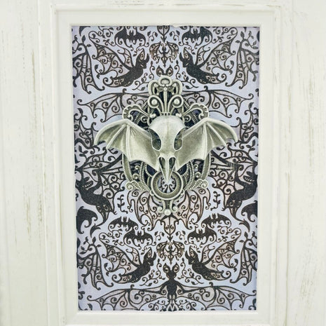 Crow skull frame