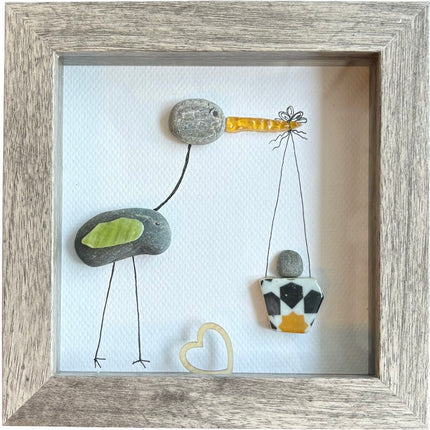 stork delivering baby