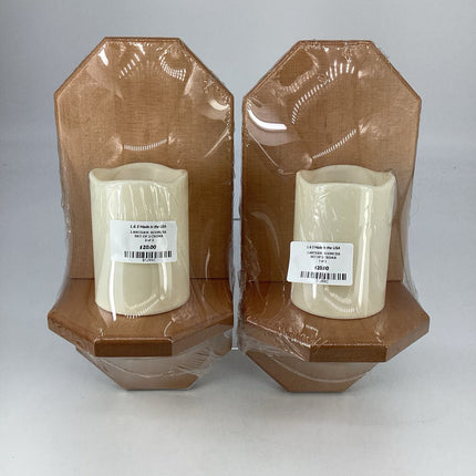 lantern sconces set of 2 cedar