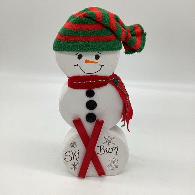 Wooden Snowman - Lrg