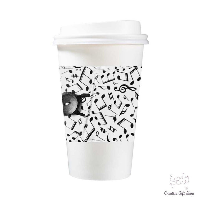 Music Note Coffee Cup Sleeve