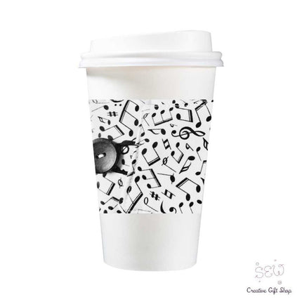 Music Note Coffee Cup Sleeve