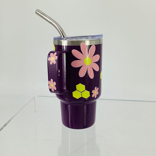 Mini tumbler handled- bees
