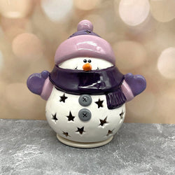*PRE-ORDER: Snowman Lantern Purple - view 1