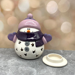*PRE-ORDER: Snowman Lantern Purple - view 2