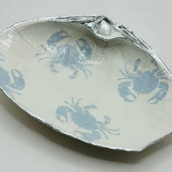 Blue Crabs Clam Dish/Home Decor from Hull, MA - view 1
