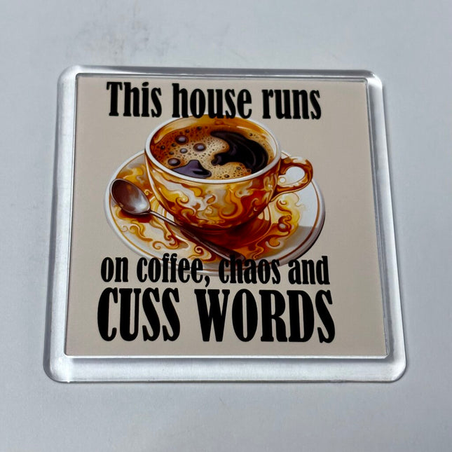 COFFEE CUSS MAGNET