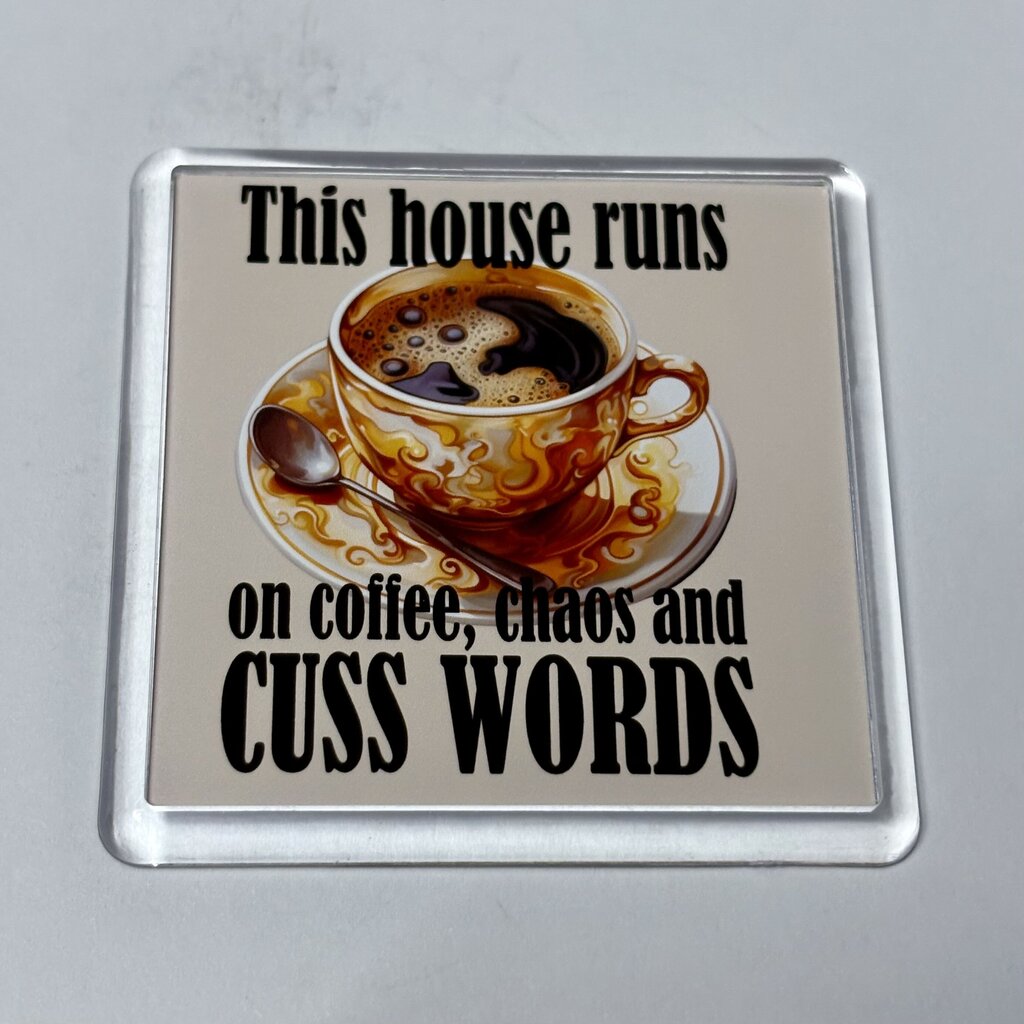 COFFEE CUSS MAGNET