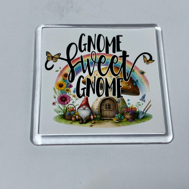 GNOME SWEET GNOME MAGNET