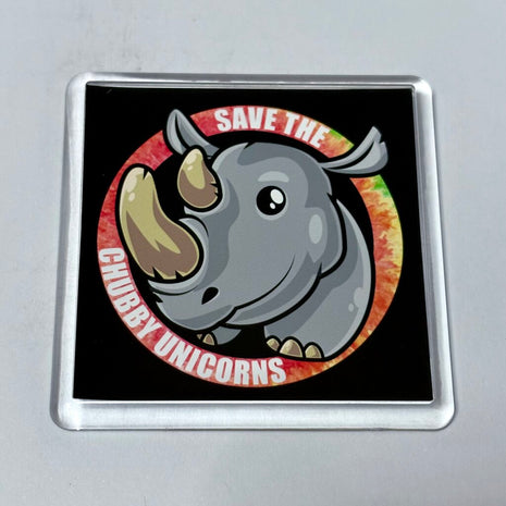 CHUBBY UNICORN MAGNET