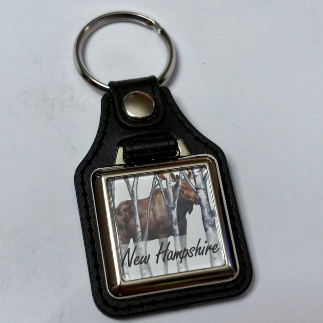 NH MOOSE VINYL KEYCHAIN SQUARE