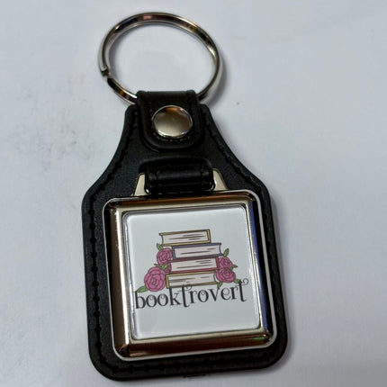 BOOKTROVERT VINYL KEYCHAIN SQUARE