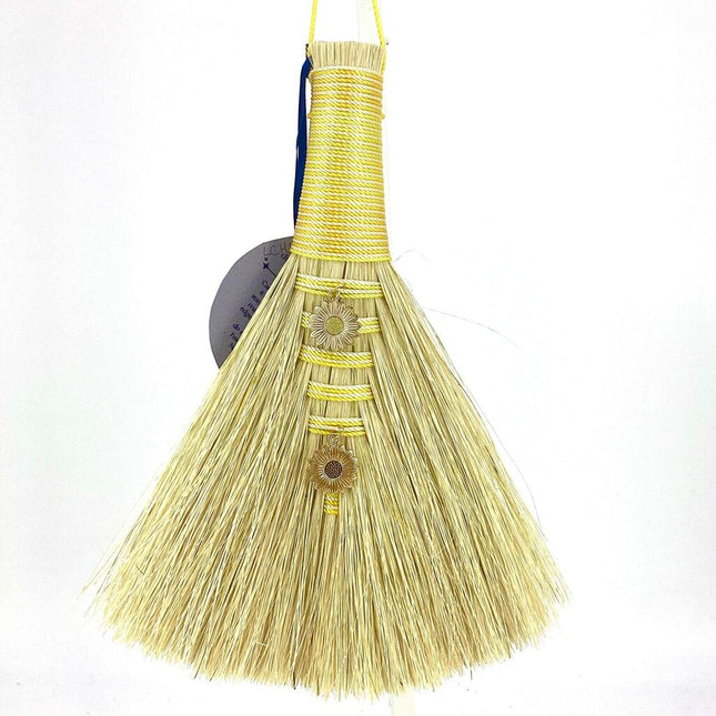 Hawk Tail Altar Broom, Yellow &White, Sunflower, LCH520