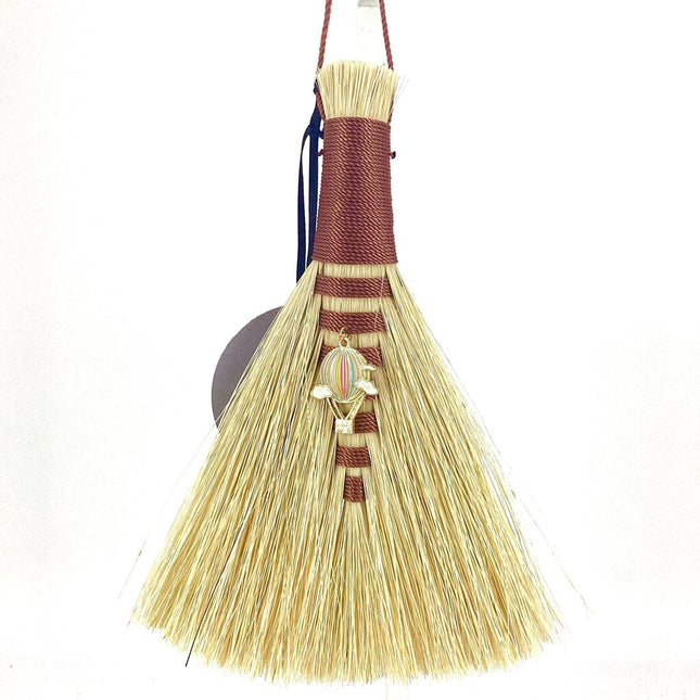 Hawk Tail Altar Broom, Rosy Brown, Hot Air Balloon, LACH441