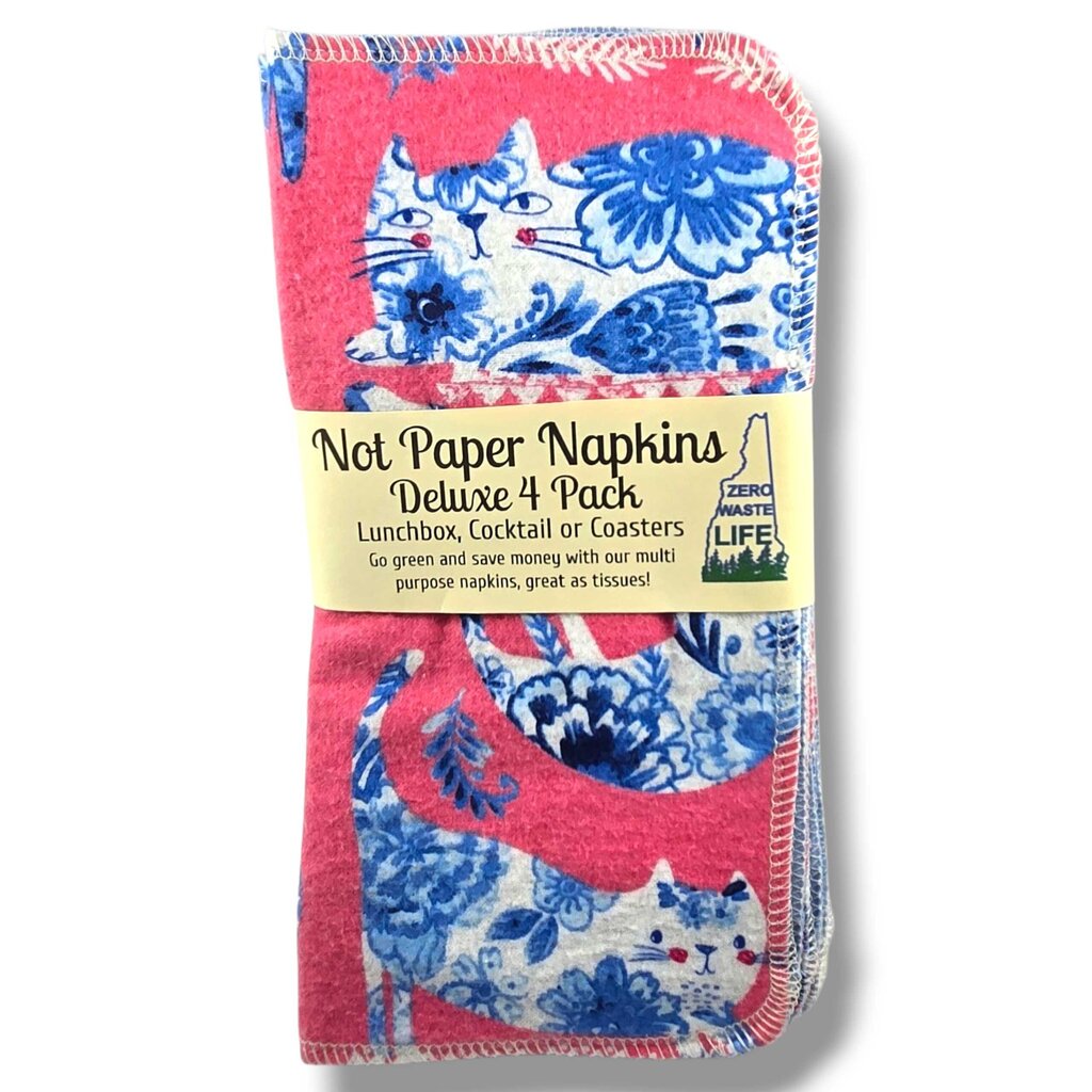 Not Paper Napkins Deluxe - 4 Pack