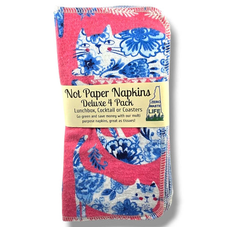 Not Paper Napkins Deluxe - 4 Pack