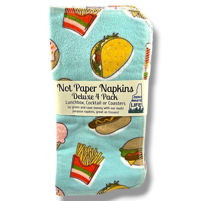 Not Paper Napkins Deluxe - 4 Pack