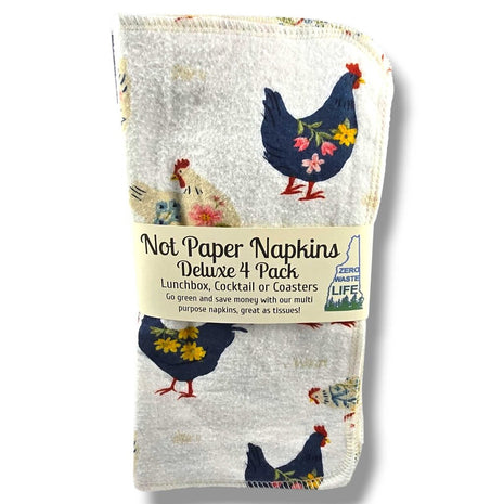 Not Paper Napkins Deluxe - 4 Pack
