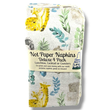 Not Paper Napkins Deluxe - 4 Pack