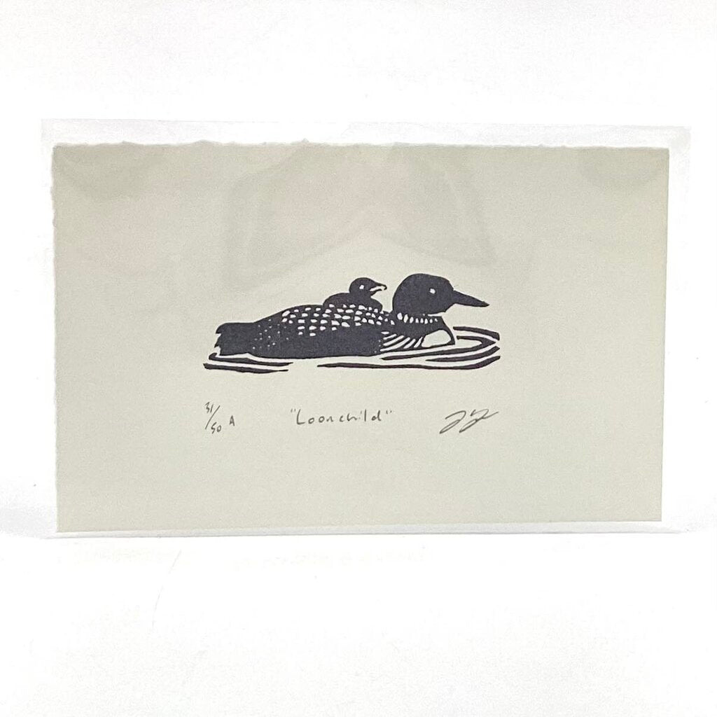 Loonchild- Loon Eraser Art Print