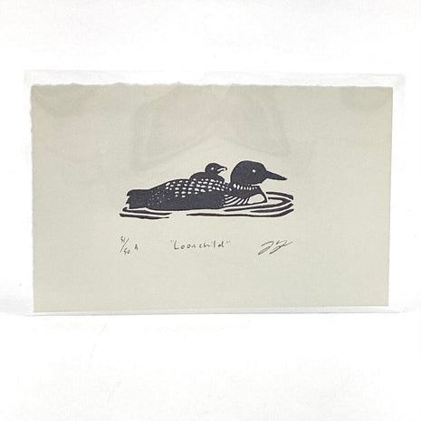 Loonchild- Loon Eraser Art Print