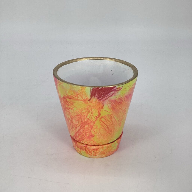 Alcohol Ink Planters