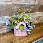 Pink Silver, Black and White