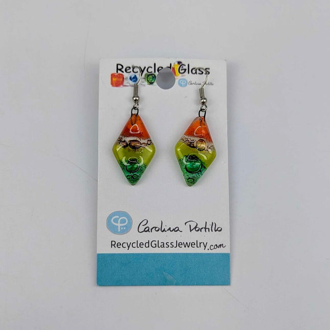 DANGLE GLASS EARRINGS