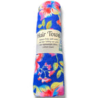 Colorful Flowers on Blue