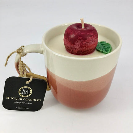 Apple Orchard (triple red dip dye mug) - Mug candle - 100% soy wax