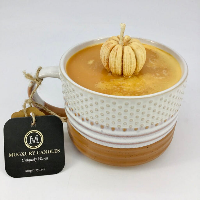 Pumpkin Spice Bread (textured mug) - Mug Candle - 100% Soy Wax