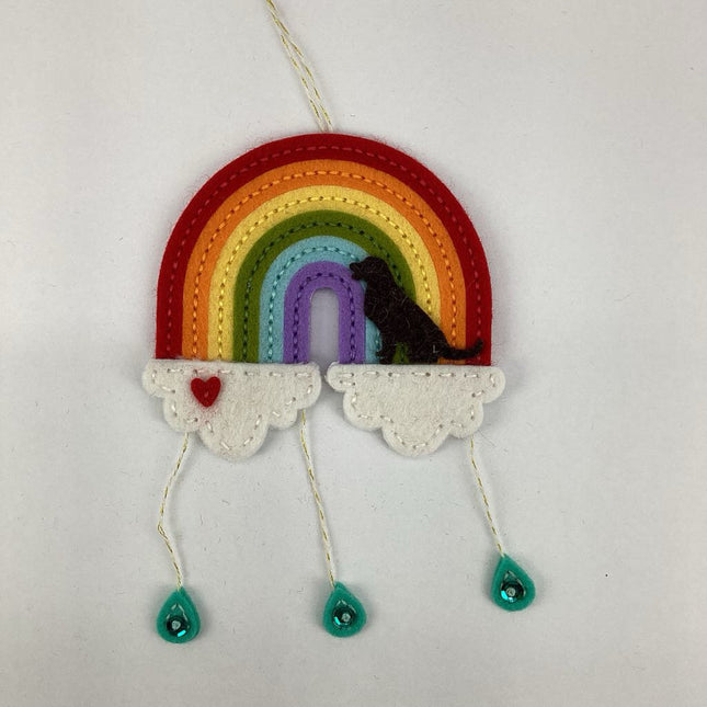 Rainbow bridge ornament