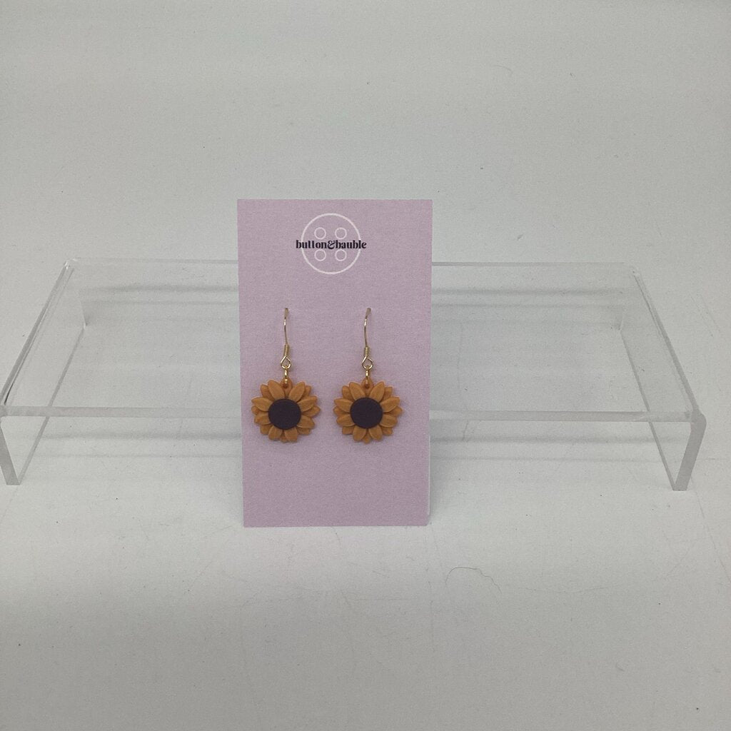 Sunflower Dangle Earrings