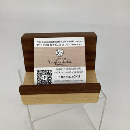 Wooden Business Card Holder