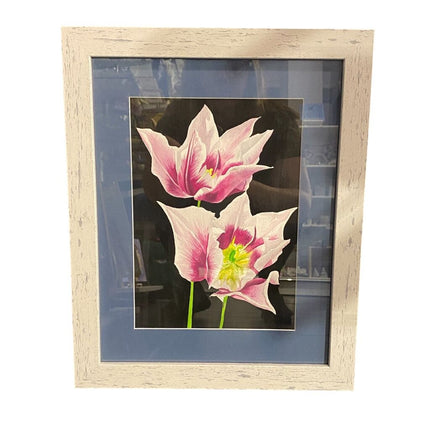 Two Tulips- Original watercolor painting