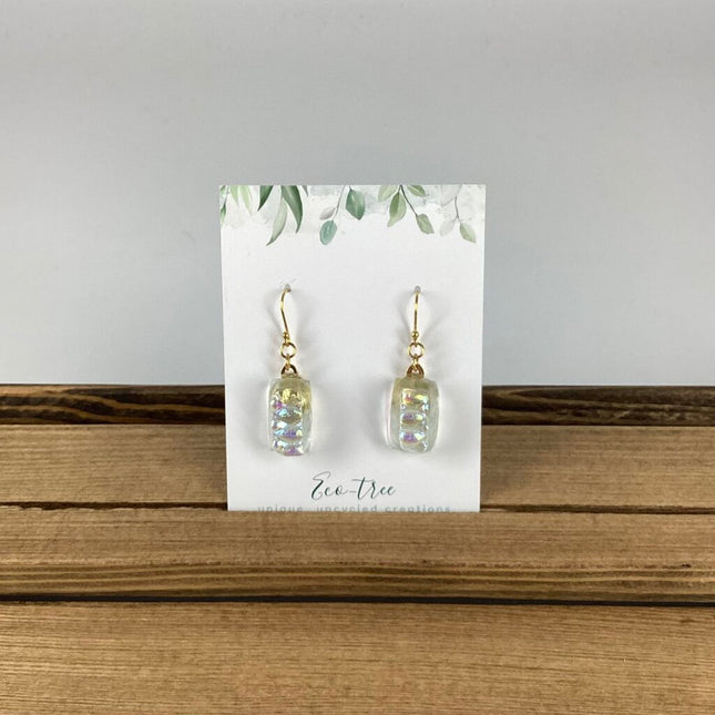 White Wedding Earrings