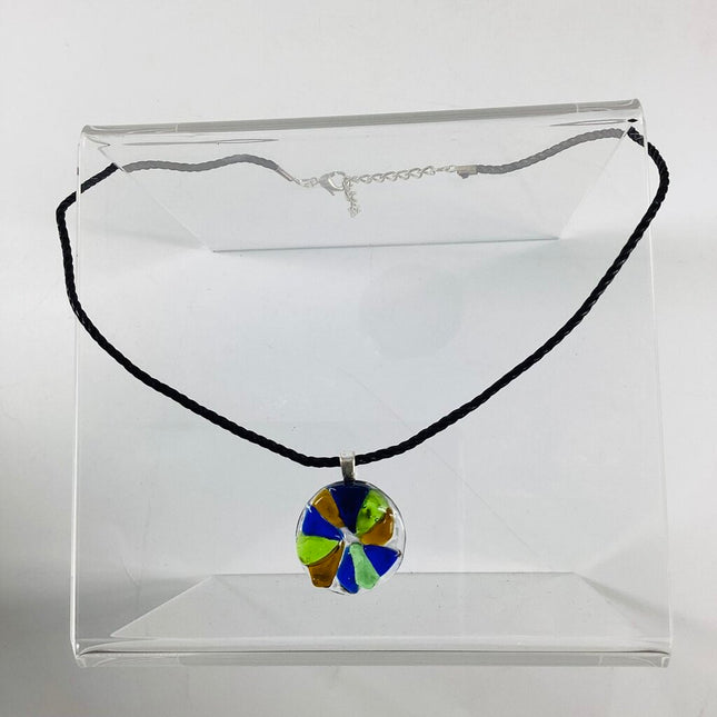 Round Geometric Choker Necklace