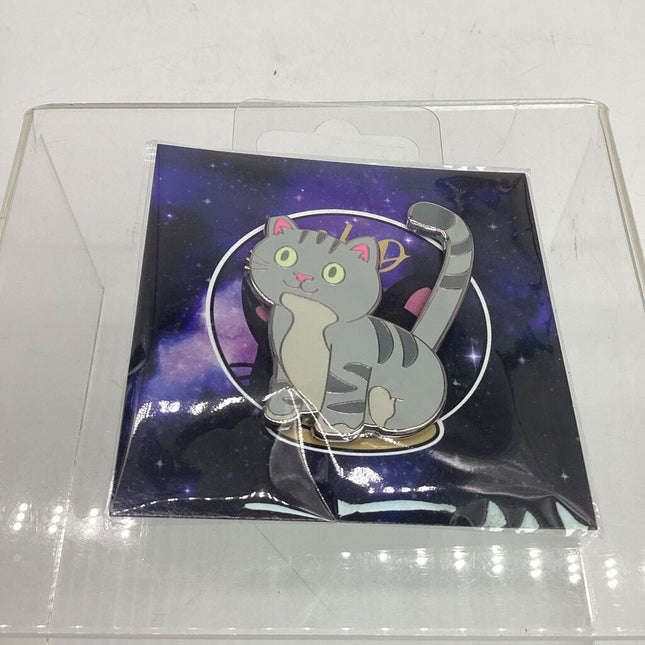 Enamel Pin - Gray Tabby Cat