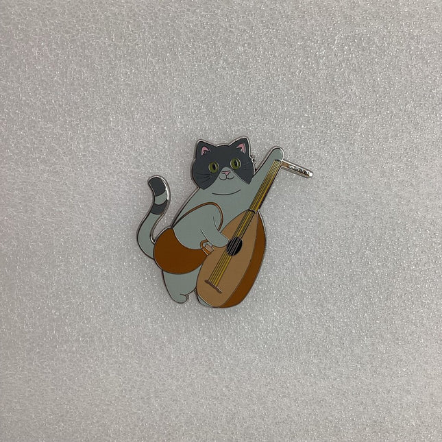 Enamel Pin - Cat Bard